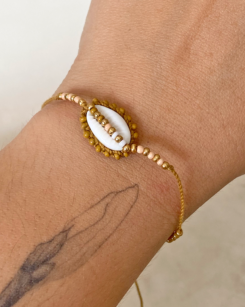 Pulsera caracol natural