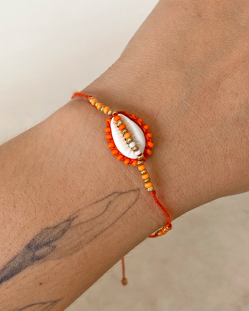 Pulsera caracol Naranja