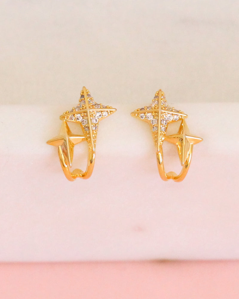 Aretes Doble Estrella