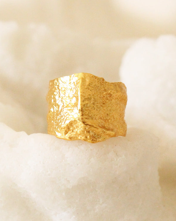 Anillo Textura Amplia