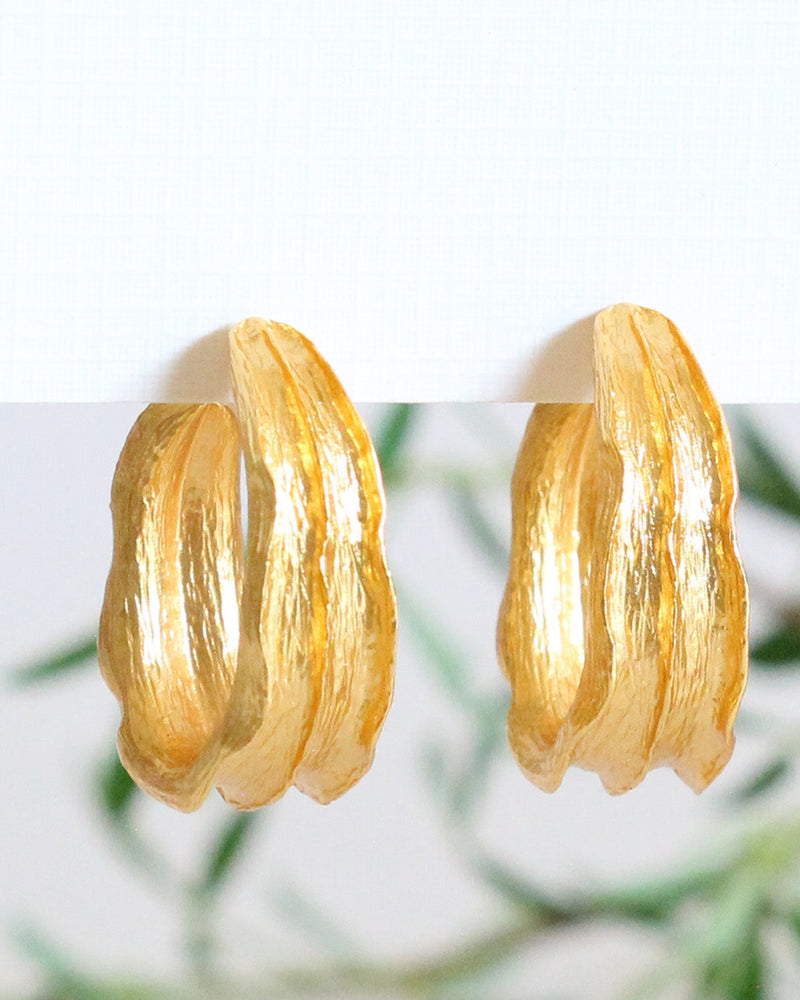 Arracadas Hoja Orgánica