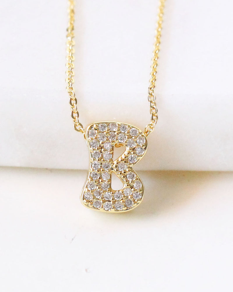 Collar inicial circonias B