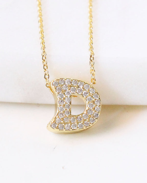 Collar inicial circonias D