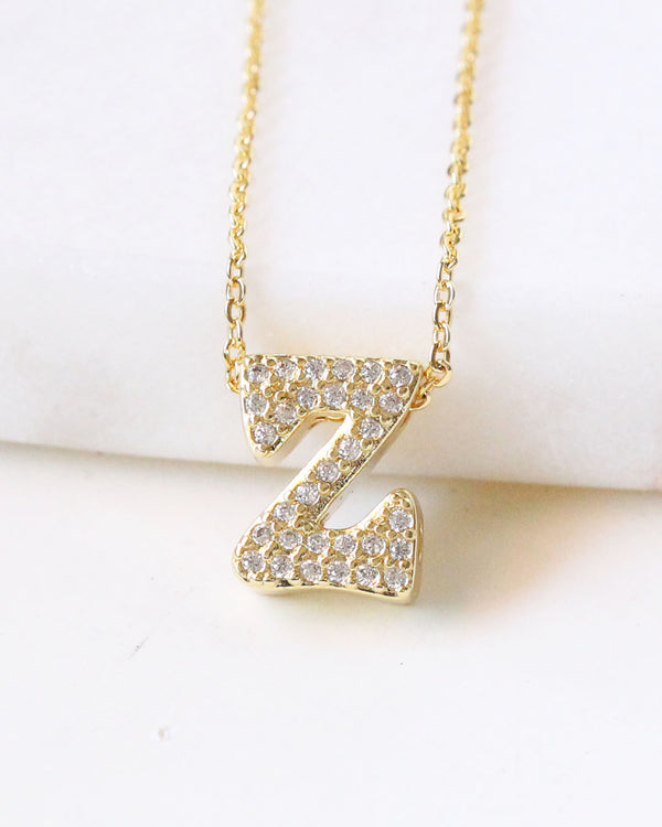 Collar inicial circonias Z