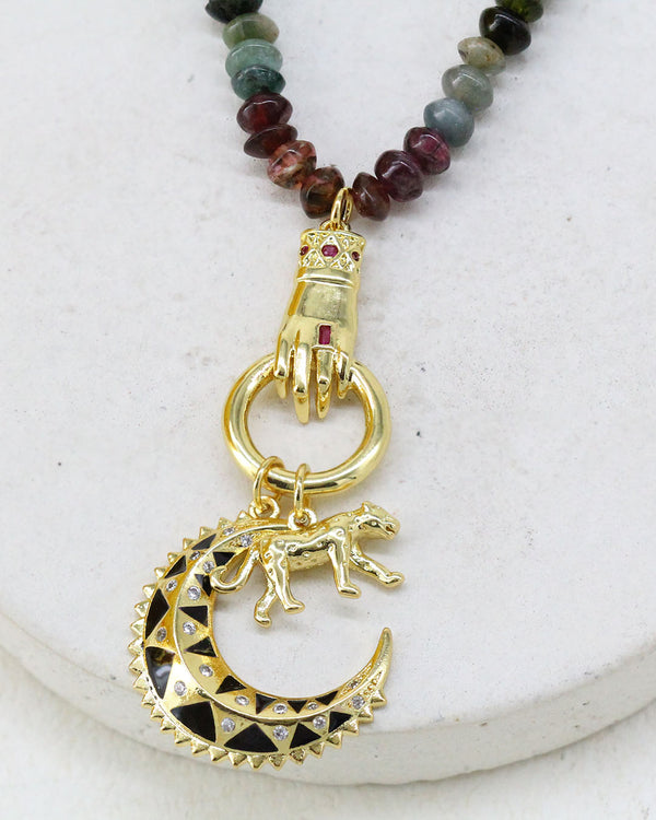 Collar Tourmalina Multicharm