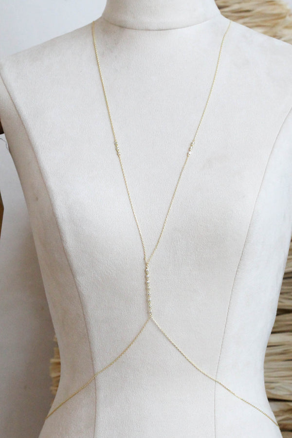 Bodychain Tira Zirconias