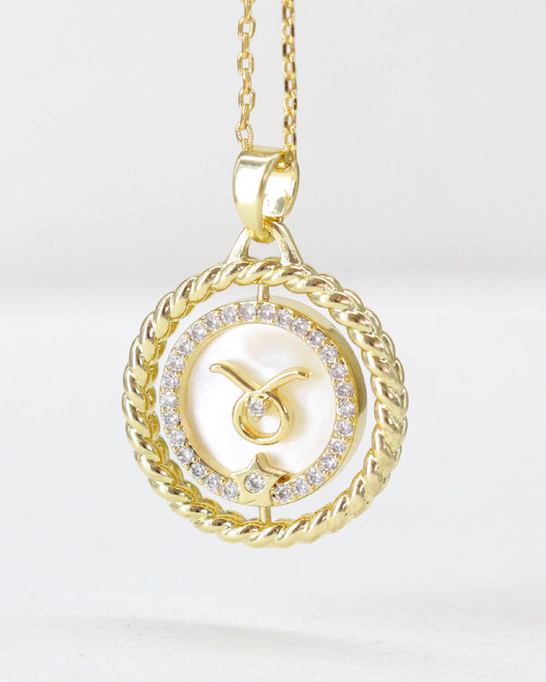Collar Zigno Tauro Madre Perla