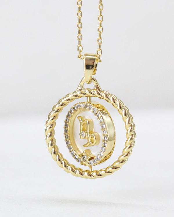 Collar Zigno Capricornio Madre Perla