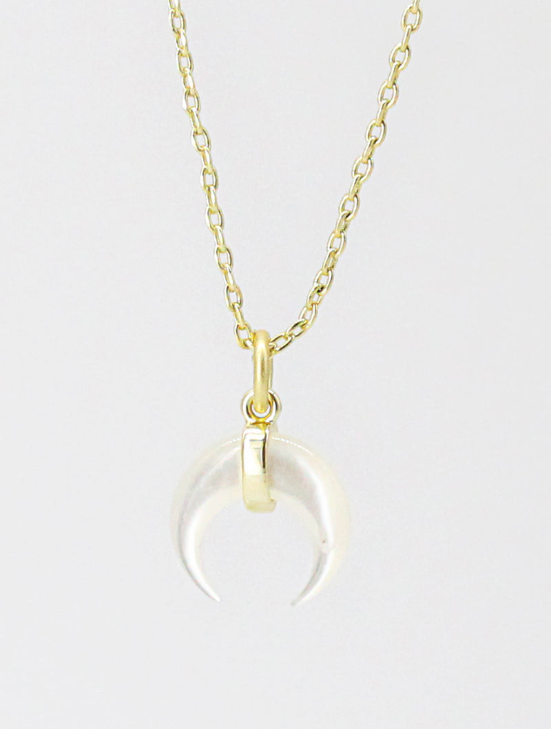 Collar madre perla cuernos