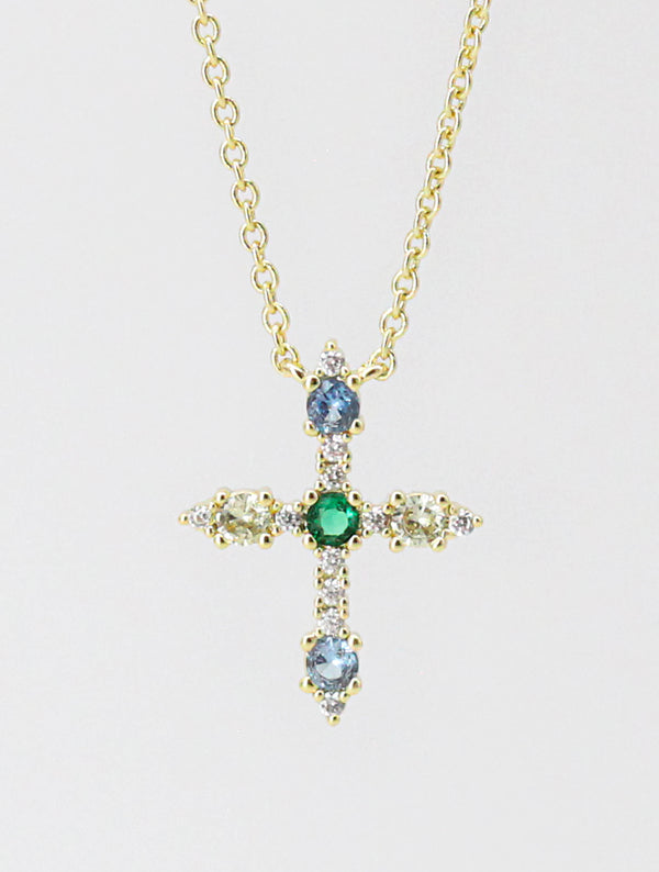 Collar Cruz Zirconias
