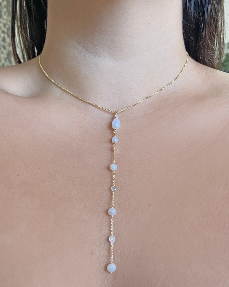 Collar Cascada Perlas