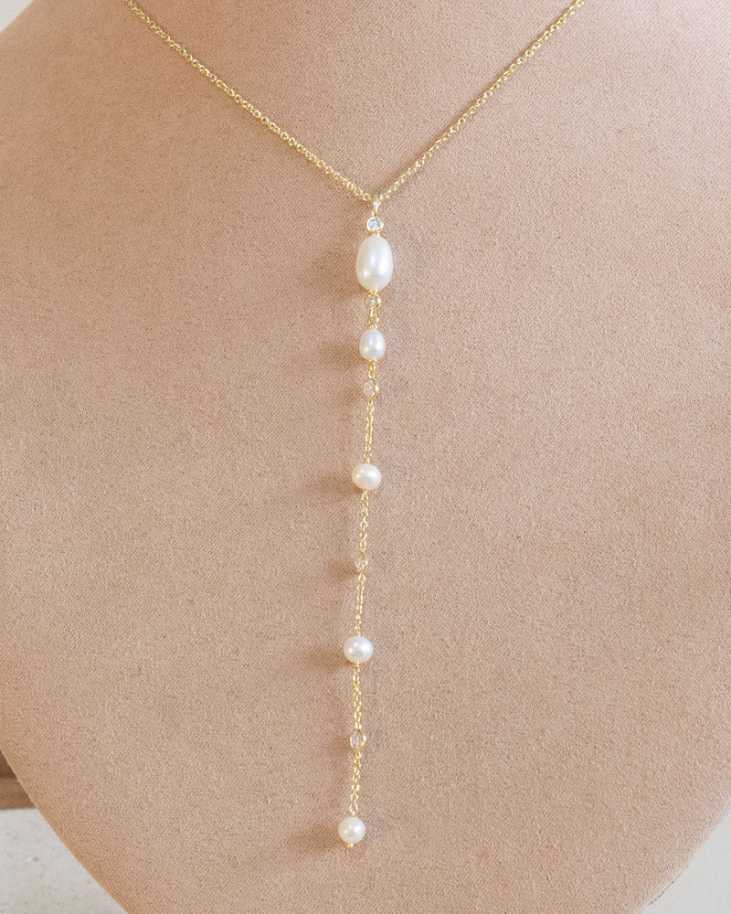 Collar Cascada Perlas