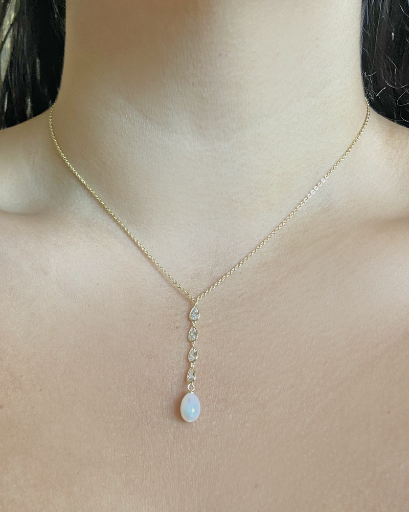 Collar Cascada Perla