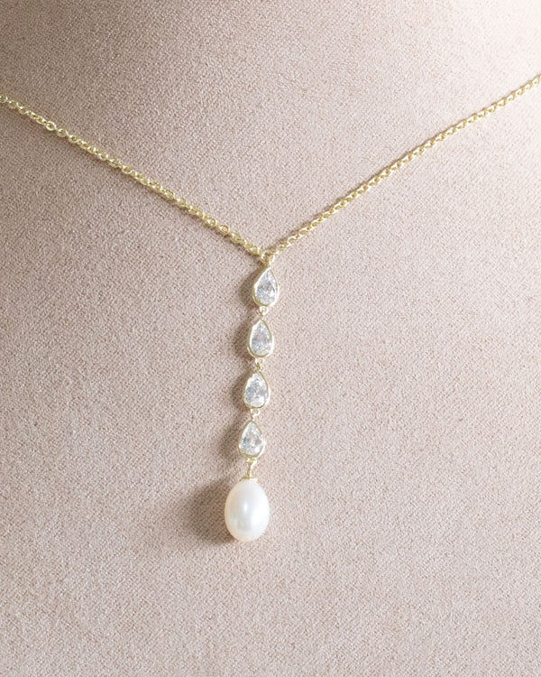 Collar Cascada Perla