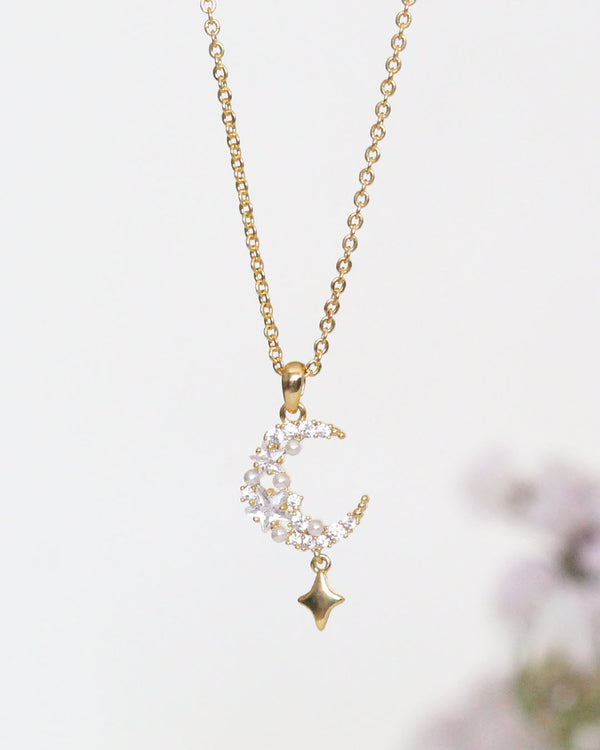 Collar Luna Zirconias