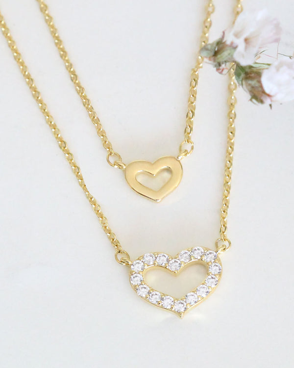 Collar Doble Corazón
