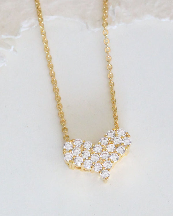 Collar Corazon Zirconias