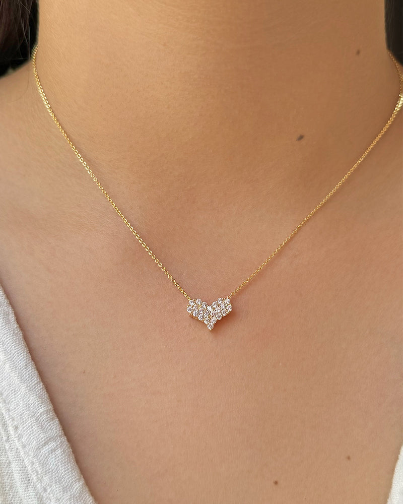 Collar Corazon Zirconias