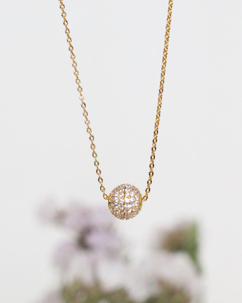 Collar Bola Zirconias