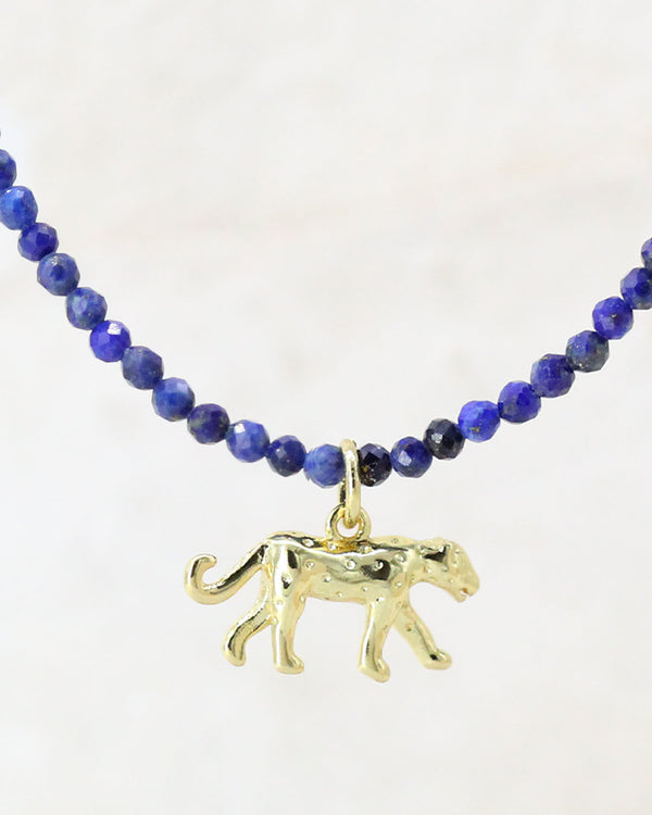 Collar Jaguar Lapislazuli