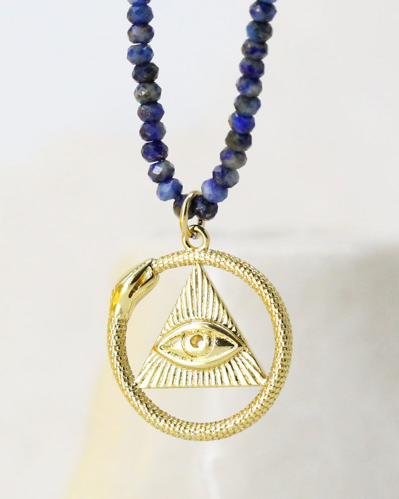 Collar piedra Lapizlazuli Tuluminati