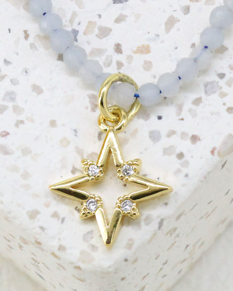 Collar piedra natural estrella