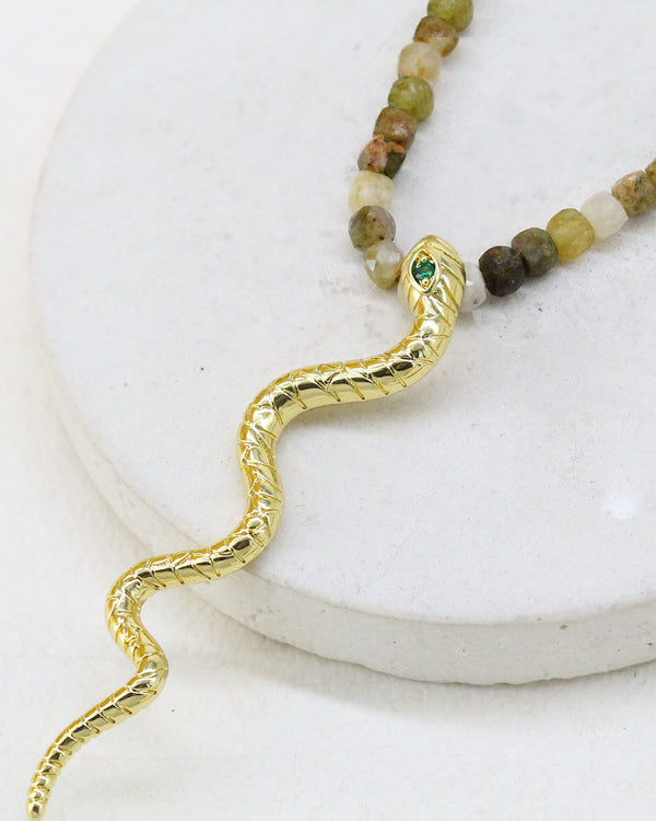 Collar Piedras Serpiente