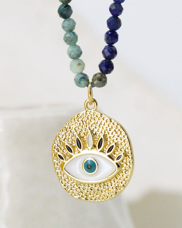 Collar Turquesa Africana Ojo