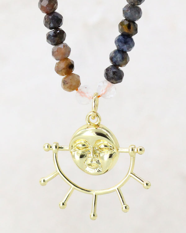 Collar Piedras Degradado sol