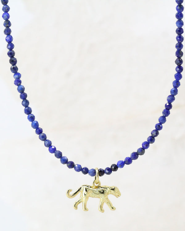Collar Jaguar Lapislazuli