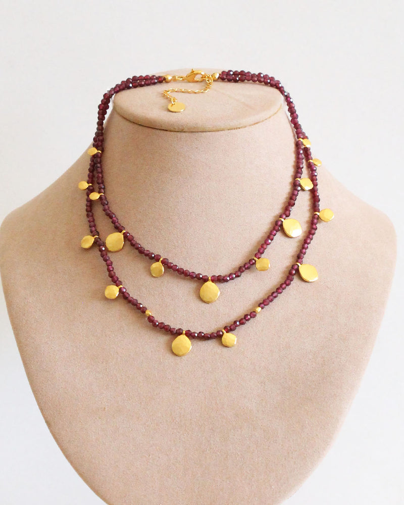Collar Doble Granate