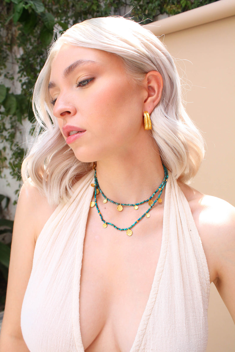 Arracadas Hoja Orgánica