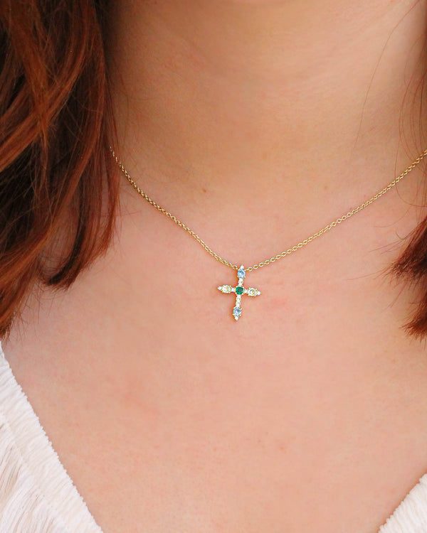 Collar Cruz Zirconias