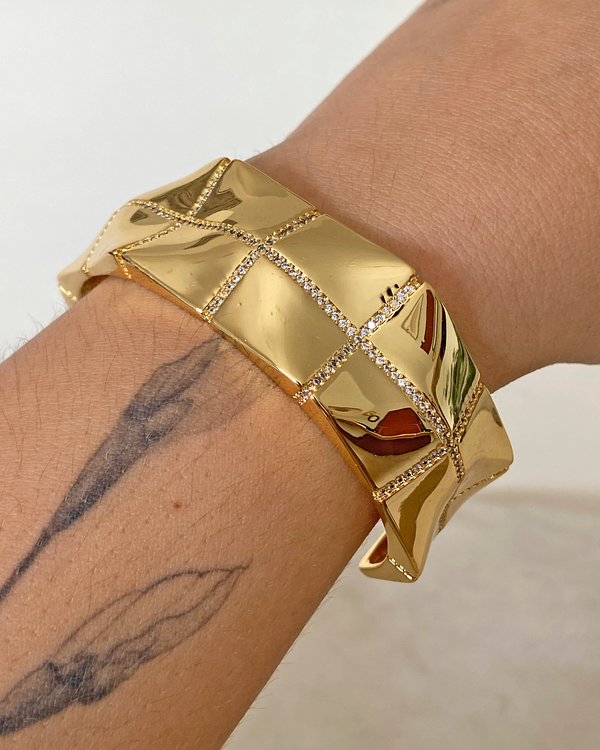 Pulsera Gruesa Zirconias