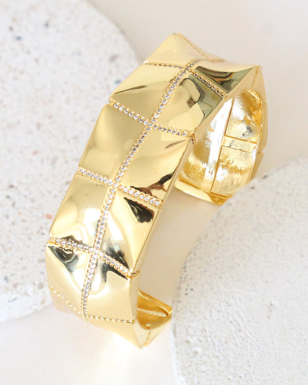 Pulsera Gruesa Zirconias