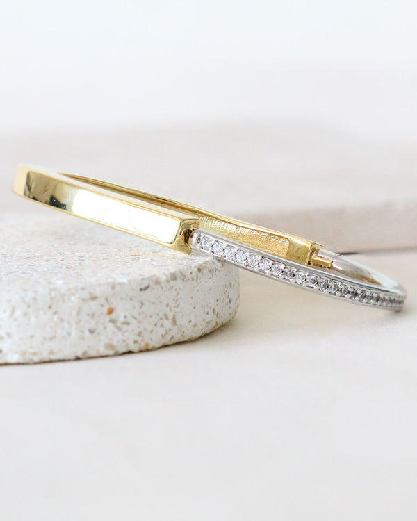 Pulsera Bicolor Zirconias