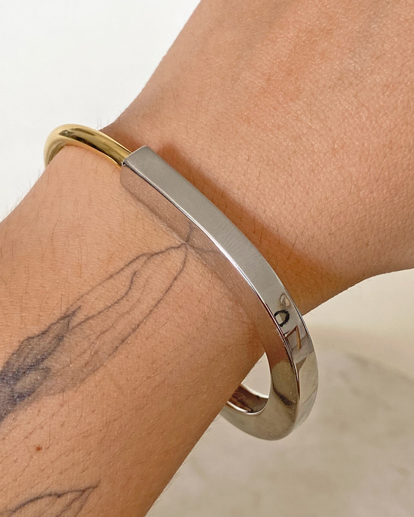 Pulsera Bicolor Zirconias