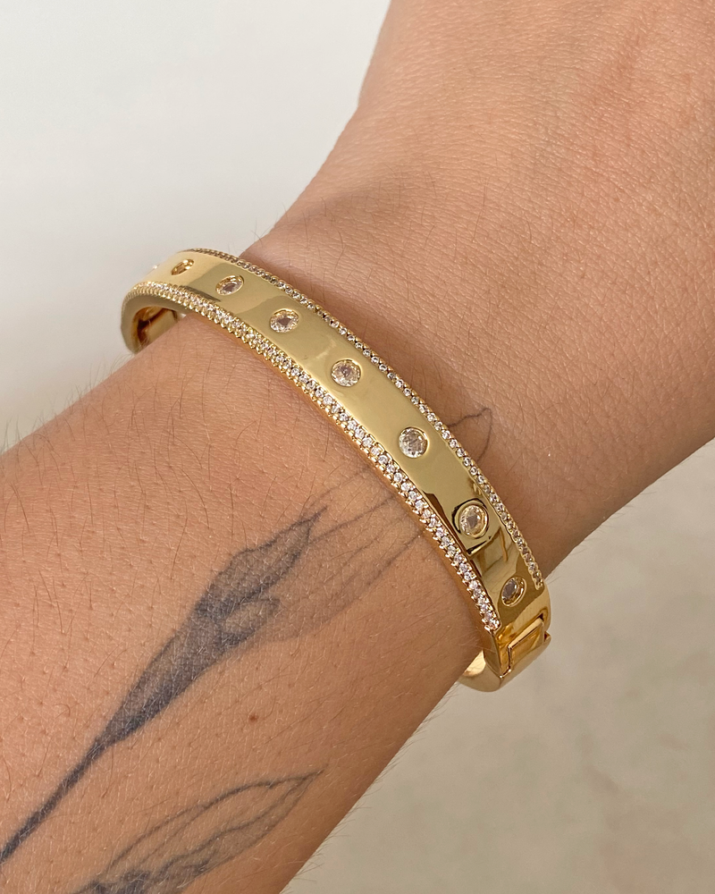 Pulsera Zirconias Lisa