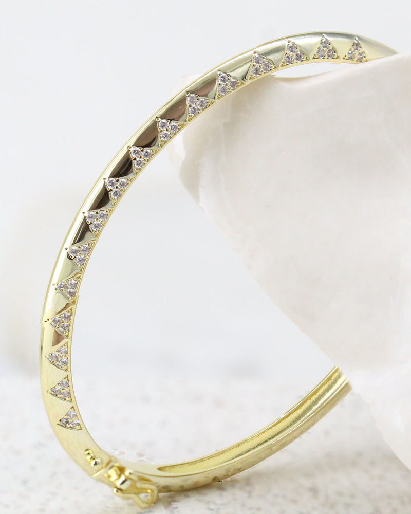 Pulsera Triangulos Zirconia