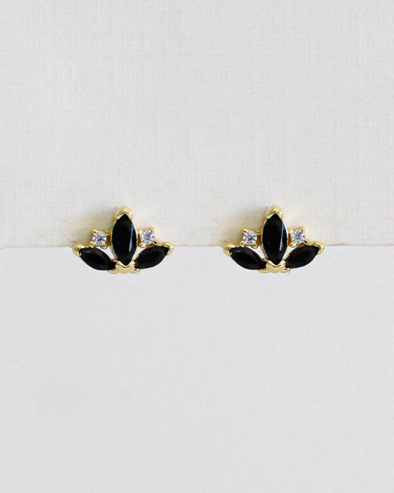 Aretes Triple Zc Negra