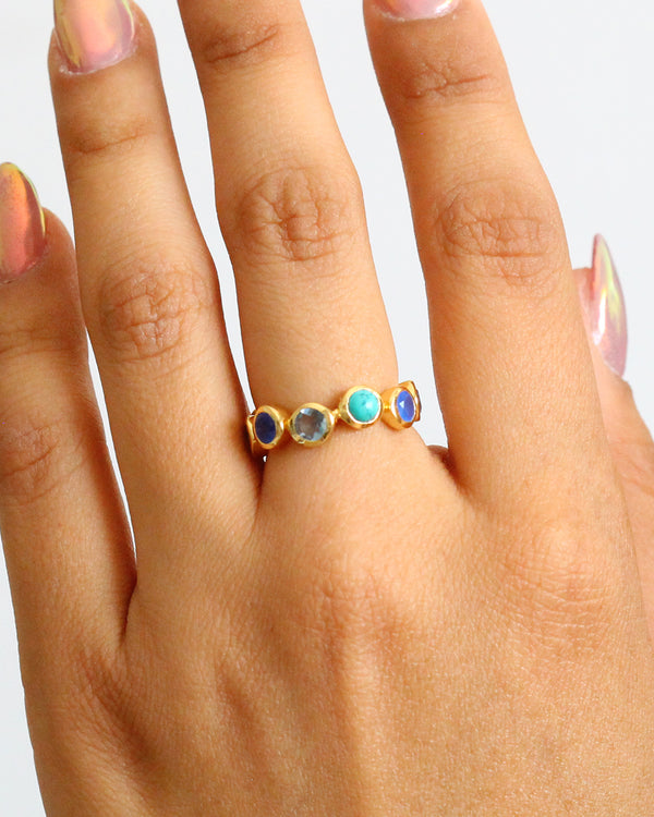 Anillo Churumbella Turquesa