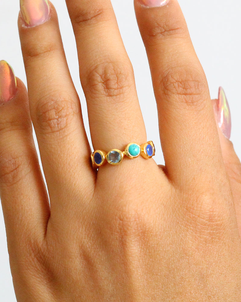 Anillo Churumbella Turquesa