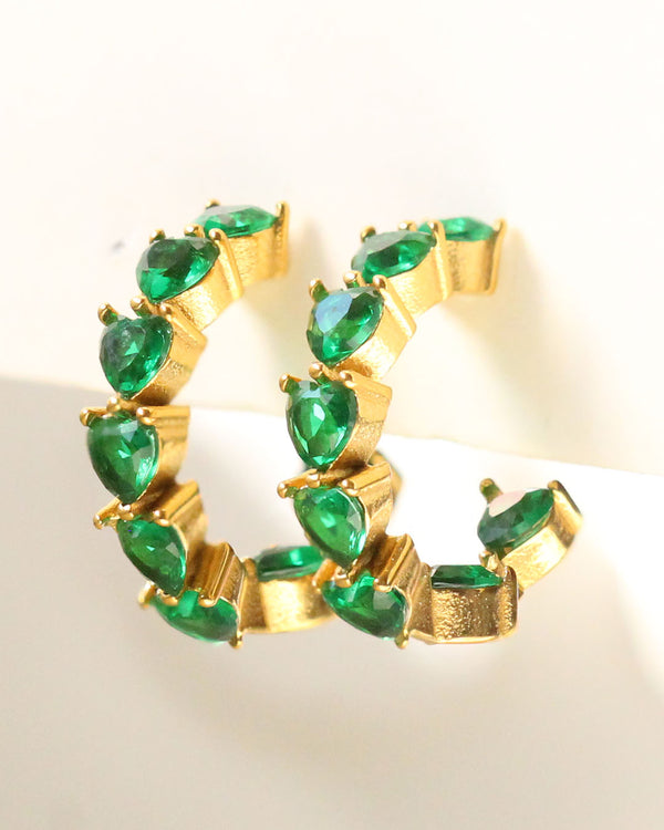 Espiral Zirconias verdes