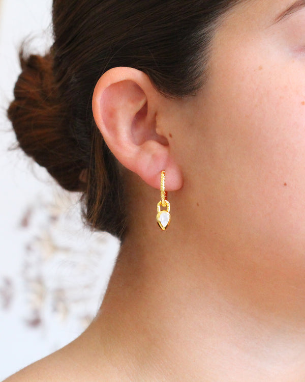 Aretes Piedra Lunar