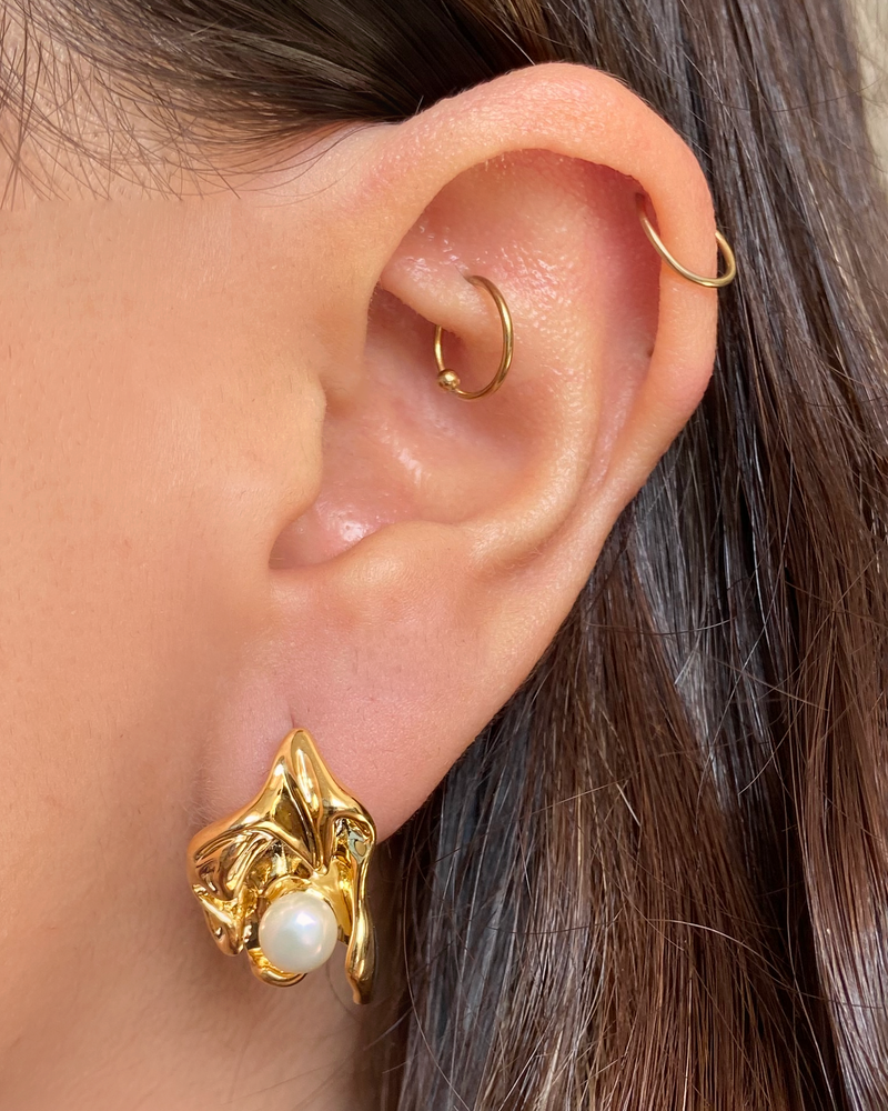 Aretes Organicos Perla