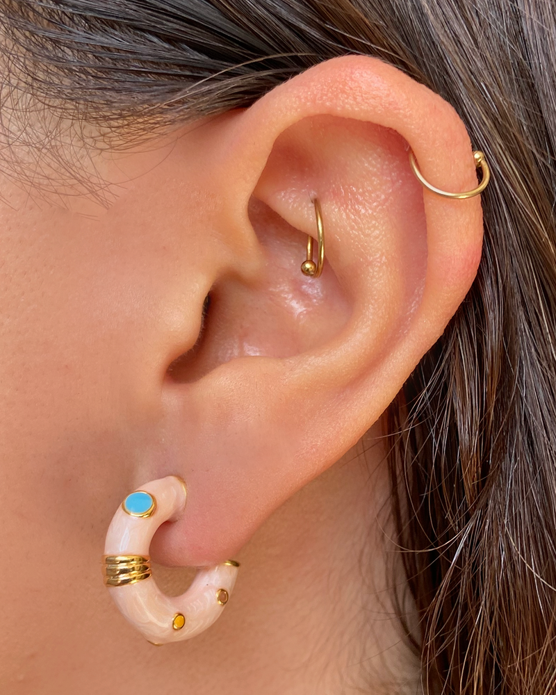 Arracada Frootloops Rosa