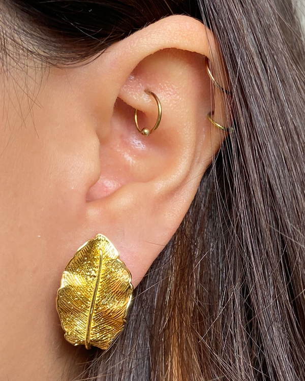 Aretes Hoja