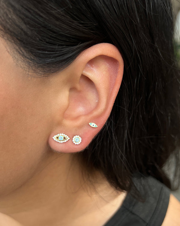 Set Aretes Ojos