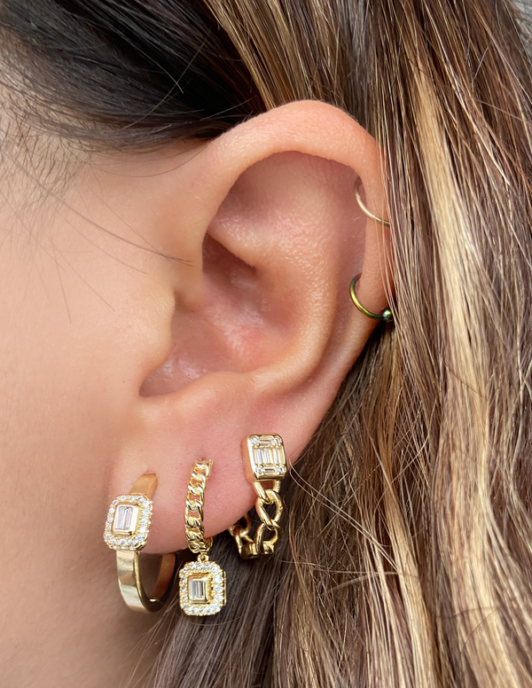 Arracada lisa Zirconia