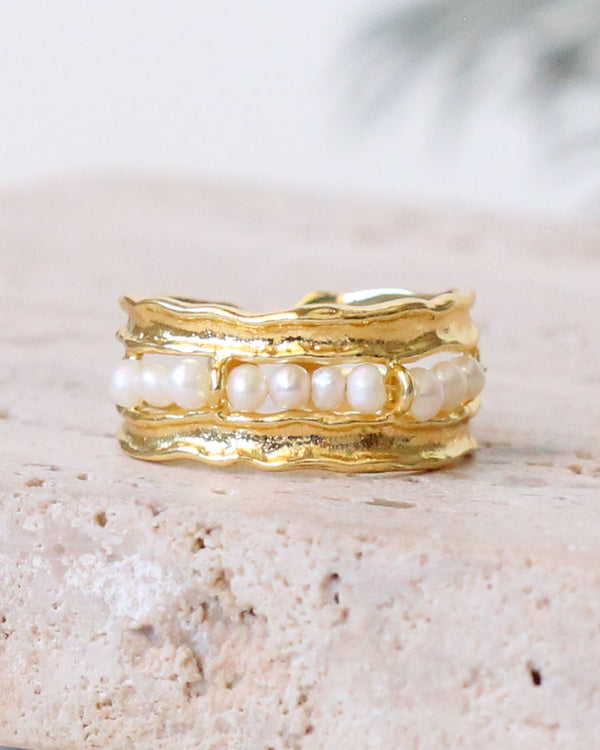 Anillo Perlas